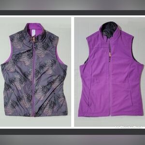 Antigua Reversable Leaf Print Vest